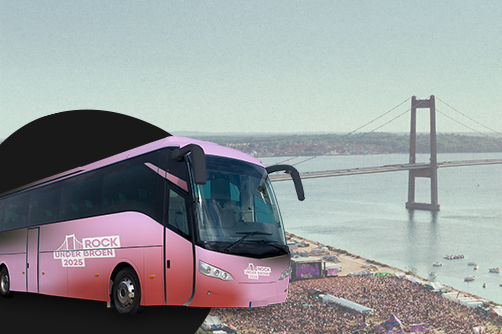 Bustransporten til og fra Rock Under Broen var udfordret fredag. Lørdag kører busserne helt som planlagt.